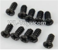 PXtoys 9302 Spare parts P88005 Flat head screws(10pcs)-2.3x8mm,PXtoys 9302 RC Car Parts,PXtoys 9302 RC Truck Spare parts Accessories,1:18 4WD High Speed Buggy Parts
