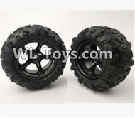 PXtoys 9302 Spare parts-21-01 9300 9302 Wheel unit(2 set)-Can only be used for 9300 9302 Car,PXtoys 9302 RC Car Parts,PXtoys 9302 RC Truck Spare parts Accessories,1:18 4WD High Speed Buggy Parts