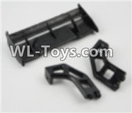PXtoys 9302 Spare parts-26 Tail wing,PXtoys 9302 RC Car Parts,PXtoys 9302 RC Truck Spare parts Accessories,1:18 4WD High Speed Buggy Parts