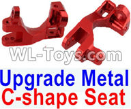 REMO HOBBY 1021 1025 Parts-101-01 Upgrade Metal C-shape Seat(2pcs)-Red,REMO HOBBY 1021 Rc Car Spare Parts Replacement Accessories,1021 1:10 Scale BRUSHED RC Racing Truck Parts rc off-road car Parts,Truck Car Parts