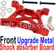 REMO HOBBY 1021 1025 Parts-102-01 Upgrade Metal Front shock absorber Board(2pcs)-Red,REMO HOBBY 1021 Rc Car Spare Parts Replacement Accessories,1021 1:10 Scale BRUSHED RC Racing Truck Parts rc off-road car Parts,Truck Car Parts
