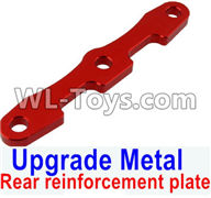 REMO HOBBY 1021 1025 Parts-106-01 Upgrade Metal SLA004 Rear reinforcement plate,Rear metal swing arm holder-Red,REMO HOBBY 1021 Rc Car Spare Parts Replacement Accessories,1021 1:10 Scale BRUSHED RC Racing Truck Parts rc off-road car Parts,Truck Car Parts