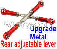 REMO HOBBY 1021 1025 Parts-110-01 SLA013 Upgrade Front Metal Rear lever,Metal adjustable lever(2pcs)-Red,REMO HOBBY 1021 Rc Car Spare Parts Replacement Accessories,1021 1:10 Scale BRUSHED RC Racing Truck Parts rc off-road car Parts,Truck Car Parts