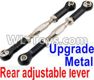 REMO HOBBY 1021 1025 Parts-110-02 SLA013 Upgrade Front Metal Rear lever,Metal adjustable lever(2pcs)-Black,REMO HOBBY 1021 Rc Car Spare Parts Replacement Accessories,1021 1:10 Scale BRUSHED RC Racing Truck Parts rc off-road car Parts,Truck Car Parts