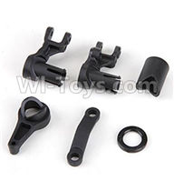 REMO HOBBY 1021 Parts-21-01 P2029 Steering buffer assembly-Black,REMO HOBBY 1021 Rc Car Spare Parts Replacement Accessories,1021 1:10 Scale BRUSHED RC Racing Truck Parts rc off-road car Parts,Truck Car Parts