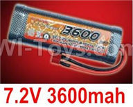 REMO HOBBY 1025 Parts-50-01 E9237 Offical NiMH 7.2V 3600MAH Battery with T plug,REMO HOBBY 1025 Rc Car Spare Parts Replacement Accessories,1021 1:10 Scale BRUSHED RC Racing Truck Parts rc off-road car Parts,Truck Car Parts