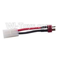 REMO HOBBY 1021 Parts-50-02 Convert wire(T-shape plug to Tamiya plug)-Can be used for 7.2v 3600mah battery charging,REMO HOBBY 1021 Rc Car Spare Parts Replacement Accessories,1021 1:10 Scale BRUSHED RC Racing Truck Parts rc off-road car Parts,Truck Car Pa