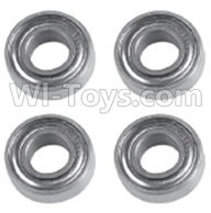 REMO HOBBY 1021 Parts-86-02 B5502 Rolling bearings(4pcs)-5x11x4mm,REMO HOBBY 1021 Rc Car Spare Parts Replacement Accessories,1021 1:10 Scale BRUSHED RC Racing Truck Parts rc off-road car Parts,Truck Car Parts