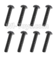 REMO HOBBY 1021 Parts-89-06 F5206 Inner-Hexagon haft-round head screws(8pcs)-M3X15mm,REMO HOBBY 1021 Rc Car Spare Parts Replacement Accessories,1021 1:10 Scale BRUSHED RC Racing Truck Parts rc off-road car Parts,Truck Car Parts