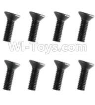 REMO HOBBY 1021 Parts-89-13 F5213 Inner-Hexagon Flat head screws(8pcs)-M3X14mm,REMO HOBBY 1021 Rc Car Spare Parts Replacement Accessories,1021 1:10 Scale BRUSHED RC Racing Truck Parts rc off-road car Parts,Truck Car Parts