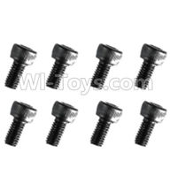 REMO HOBBY 1021 Parts-89-17 F5217 Inner-Hexagon Cup head screws(8pcs)-M3X6mm,REMO HOBBY 1021 Rc Car Spare Parts Replacement Accessories,1021 1:10 Scale BRUSHED RC Racing Truck Parts rc off-road car Parts,Truck Car Parts