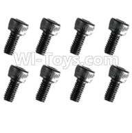 REMO HOBBY 1025 Parts-89-18 F5218 Inner-Hexagon Cup head screws(8pcs)-M3X8mm,REMO HOBBY 1025 Rc Car Spare Parts Replacement Accessories,1021 1:10 Scale BRUSHED RC Racing Truck Parts rc off-road car Parts,Truck Car Parts