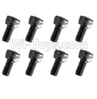REMO HOBBY 1021 Parts-89-19 F5219 Inner-Hexagon Cup head screws(8pcs)-M3X14mm,REMO HOBBY 1021 Rc Car Spare Parts Replacement Accessories,1021 1:10 Scale BRUSHED RC Racing Truck Parts rc off-road car Parts,Truck Car Parts