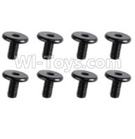 REMO HOBBY 1025 Parts-89-22 F5222 Inner-Hexagon Big flat head screws(8pcs)-M3X6mm,REMO HOBBY 1025 Rc Car Spare Parts Replacement Accessories,1021 1:10 Scale BRUSHED RC Racing Truck Parts rc off-road car Parts,Truck Car Parts