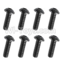 REMO HOBBY 1025 Parts-90-07 F5231 Inner-Hexagon round head screws(8pcs)-M3X18mm,REMO HOBBY 1025 Rc Car Spare Parts Replacement Accessories,1021 1:10 Scale BRUSHED RC Racing Truck Parts rc off-road car Parts,Truck Car Parts