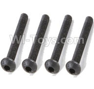 REMO HOBBY 1025 Parts-90-08 F5232 Inner-Hexagon haft-round head screws(8pcs)-M3X22mm,REMO HOBBY 1025 Rc Car Spare Parts Replacement Accessories,1021 1:10 Scale BRUSHED RC Racing Truck Parts rc off-road car Parts,Truck Car Parts