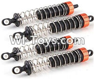 REMO HOBBY 1072 Parts-75-01 P7961 Shock Absorber(4pcs),REMO HOBBY 1072 Rc Car Spare Parts Replacement Accessories,1072 1:10 Scale BRUSHED ROCK CRAWLER Parts rc Climbing car Parts,Truck Car Parts
