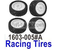 SG 1603 SG1603 Racing tires-1603-005#A-4 Set. SG 1603 SG1603 Parts, SG 1/16 Car Parts.