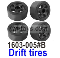 SG 1603 SG1603 Drift tires-1603-005#B-4 Set. SG 1603 SG1603 Parts, SG 1/16 Car Parts.