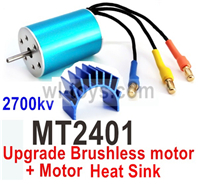 SG 1603 SG1603 2700kv Brushess motor + Motor heat sink-MT2401. SG 1603 SG1603 Parts, SG 1/16 Car Parts.