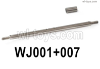 SG 2801 SG2801 Parts WJ001-007 Rear axle bushing and drive shaft.SG 1/28 Car Parts.