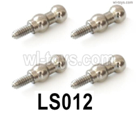 SG 2801 SG2801 Screws Parts LS012 Screws.Hexagon socket Double Ball Head Screws 3.8x7mm.Total 4pcs.SG 1/28 Car Parts.