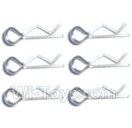 Subotech BG1503 R-Shape Pin(6pcs),Subotech BG1503 RC Car Spare parts Accessories,1:16 2WD BG1503 RC Racing Car parts,High Speed Drifting Buggy Parts