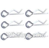 Subotech BG1504 R-Shape Pin(6pcs),Subotech BG1504 RC Car Spare parts Accessories,1:16 2WD BG1504 RC Racing Car parts,High Speed Drifting Buggy Parts