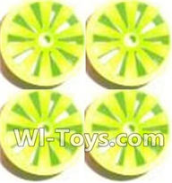 Subotech BG1505 Big Wheel Hub(4pcs)-Green-(Not include the Trie Lether),Subotech BG1505 RC Car Spare parts Accessories,1:16 2WD BG1505 RC Racing Car parts,High Speed Drifting Buggy Parts