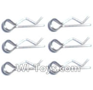 Subotech BG1505 R-Shape Pin(6pcs),Subotech BG1505 RC Car Spare parts Accessories,1:16 2WD BG1505 RC Racing Car parts,High Speed Drifting Buggy Parts