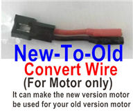SuBotech BG1509 New version To Old version Convert wire(Only for Motor),Subotech BG1509 RC Car Spare parts Accessories,1:12 4WD BG1509 RC Racing Car parts,High Speed Drifting Buggy Parts