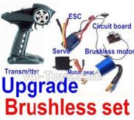 SuBotech BG1506 Upgrade Brushless set(Include the Transmitter,Brushless motor,ESC,Servo,Motor gear,Circuit board),Subotech BG1506 RC Car Spare parts Accessories,1:12 4WD BG1506 RC Racing Car parts,High Speed Drifting Buggy Parts
