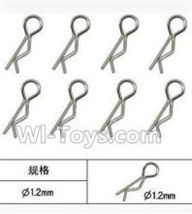 SuBotech BG1506 WTZ008 R-Shape Pin(8pcs),Subotech BG1506 RC Car Spare parts Accessories,1:12 4WD BG1506 RC Racing Car parts,High Speed Drifting Buggy Parts