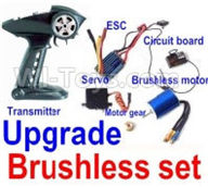 SuBotech BG1507 Upgrade Brushless set(Include the Transmitter,Brushless motor,ESC,Servo,Motor gear,Circuit board),Subotech BG1507 RC Car Spare parts Accessories,1:12 4WD BG1507 RC Racing Car parts,High Speed Drifting Buggy Parts