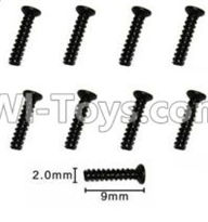 SuBotech BG1507 WLS003 Countersunk head screws(8pcs)-M2X9KB,Subotech BG1507 RC Car Spare parts Accessories,1:12 4WD BG1507 RC Racing Car parts,High Speed Drifting Buggy Parts
