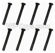 SuBotech BG1507 WLS015 Half Tooth Screws(8pcs)-M3X24,Subotech BG1507 RC Car Spare parts Accessories,1:12 4WD BG1507 RC Racing Car parts,High Speed Drifting Buggy Parts