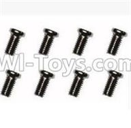 SuBotech BG1507 WLS016 Machine Screws(8pcs)-M3X6,Subotech BG1507 RC Car Spare parts Accessories,1:12 4WD BG1507 RC Racing Car parts,High Speed Drifting Buggy Parts