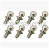 SuBotech BG1507 WLS018 Ball-Head Screws(8pcs),Subotech BG1507 RC Car Spare parts Accessories,1:12 4WD BG1507 RC Racing Car parts,High Speed Drifting Buggy Parts