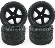 SuBotech BG1508 BG1508 CJ0003 Whole Wheel unit(4pcs),Subotech BG1508 RC Car Spare parts Accessories,1:12 4WD BG1508 RC Racing Car parts,High Speed Drifting Buggy Parts