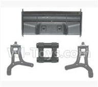 SuBotech BG1518 S15061903+1904+1905+1906 BG1518 Tail Wing Assembly,Subotech BG1518 RC Car Spare parts Accessories,1:12 4WD BG1518 RC Racing Car parts,High Speed Drifting Buggy Parts