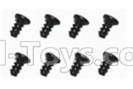 SuBotech BG1518 WLS001 Flat head screws(8pcs)-M2.0X4,Subotech BG1518 RC Car Spare parts Accessories,1:12 4WD BG1518 RC Racing Car parts,High Speed Drifting Buggy Parts