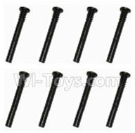 SuBotech BG1518 WLS015 Half Tooth Screws(8pcs)-M3X24,Subotech BG1518 RC Car Spare parts Accessories,1:12 4WD BG1518 RC Racing Car parts,High Speed Drifting Buggy Parts