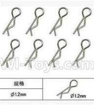 SuBotech BG1518 WTZ008 R-Shape Pin(8pcs),Subotech BG1518 RC Car Spare parts Accessories,1:12 4WD BG1518 RC Racing Car parts,High Speed Drifting Buggy Parts