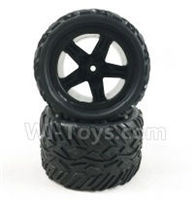 SuBotech BG1509 BG1509 CJ0003 Whole Wheel unit(2pcs),Subotech BG1509 RC Car Spare parts Accessories,1:12 4WD BG1509 RC Racing Car parts,High Speed Drifting Buggy Parts
