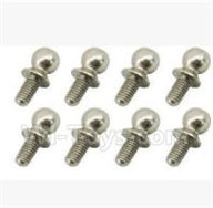 SuBotech BG1509 WLS018 Ball-Head Screws(8pcs),Subotech BG1509 RC Car Spare parts Accessories,1:12 4WD BG1509 RC Racing Car parts,High Speed Drifting Buggy Parts