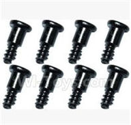 SuBotech BG1509 WLS019 T-Head Step screws(8pcs)-3.0X10PB,Subotech BG1509 RC Car Spare parts Accessories,1:12 4WD BG1509 RC Racing Car parts,High Speed Drifting Buggy Parts
