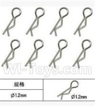 SuBotech BG1509 WTZ008 R-Shape Pin(8pcs),Subotech BG1509 RC Car Spare parts Accessories,1:12 4WD BG1509 RC Racing Car parts,High Speed Drifting Buggy Parts