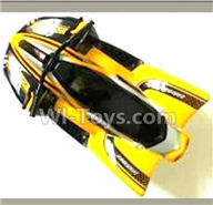 Subotech BG1510A Parts-S1510A000 Car canopy,Shell cover-Yellow,Subotech BG1510A RC Car Spare parts Accessories,1:24 4WD BG1510A RC Racing Car parts,High Speed Drifting Buggy Parts