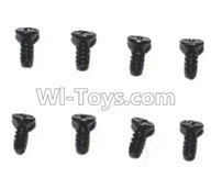 Subotech BG1510B Parts-WLS032 Countersunk head screws(8pcs)-M1.4X4,Subotech BG1510B RC Car Spare parts Accessories,1:24 4WD BG1510B RC Racing Car parts,High Speed Drifting Buggy Parts