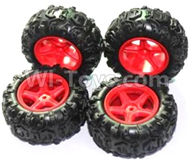 Subotech BG1510D CJ0014+CJ00015 Whole left and Right Wheel unit(4 set),Subotech BG1510D RC Car Spare parts Accessories,1:24 4WD BG1510D RC Racing Car parts,High Speed Drifting Buggy Parts